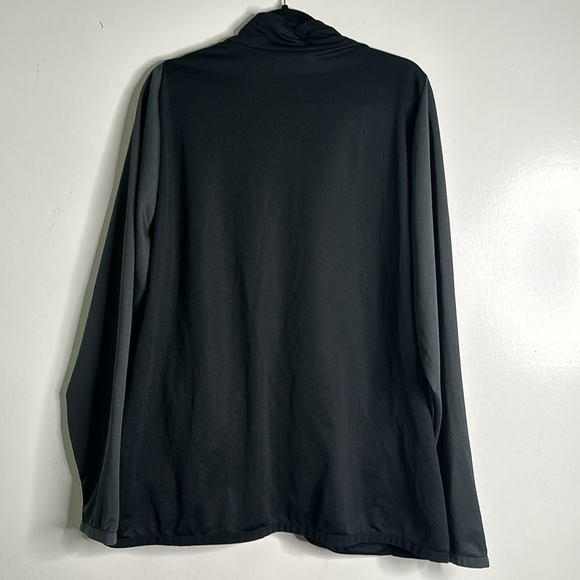 Nike dry fit zip up jacket size xxL lightweight black gray - Picture 4 of 6